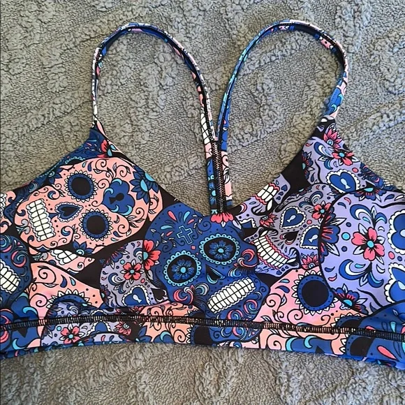 Constantly Varied Gear Cotton Candy Skull Move Free Bra - Picture 1 of 4